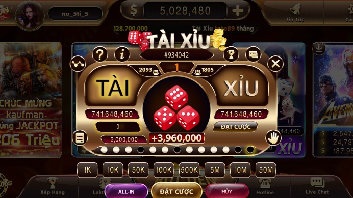 Khi chơi game tài xỉu đổi thưởng tiền thật cần phải chú ý